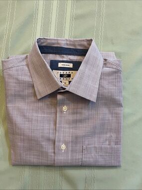 Joseph Abboud Lavender Micro-Stripe Dress Shirt